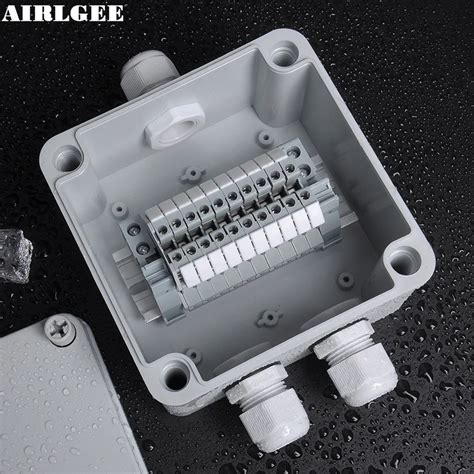 12 pole junction box|exterior cable junction box.